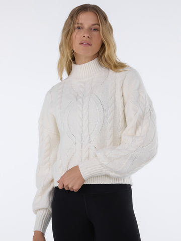 Hi Low Cable Sweater | Tops > Sweaters & Hoodies | Tavi – Tavi Active