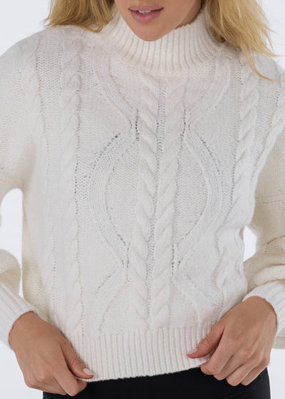 Hi Low Cable Sweater | Tops > Sweaters & Hoodies | Tavi – Tavi Active