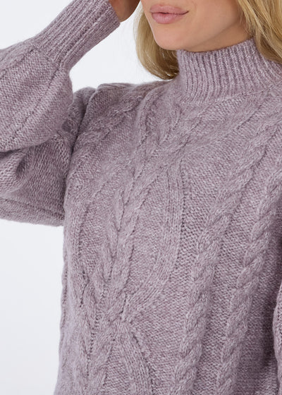 Hi Low Cable Sweater | Tops > Sweaters & Hoodies | Tavi – Tavi Active