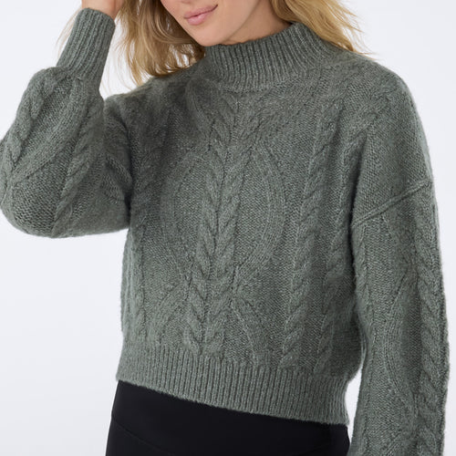 Hi Low Cable Sweater | Tops > Sweaters & Hoodies | Tavi – Tavi Active