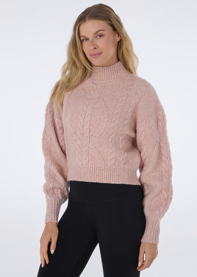 Hi Low Cable Sweater | Tops > Sweaters & Hoodies | Tavi – Tavi Active