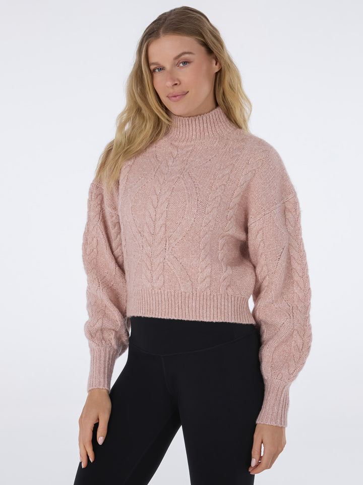 Hi Low Cable Sweater | Tops > Sweaters & Hoodies | Tavi – Tavi Active