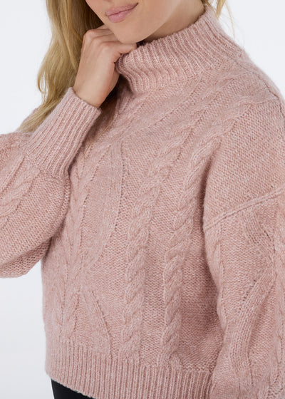 Hi Low Cable Sweater | Tops > Sweaters & Hoodies | Tavi – Tavi Active