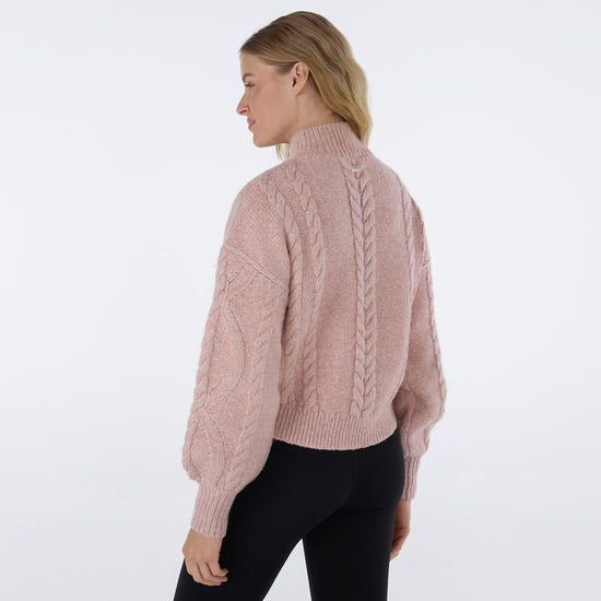 Hi Low Cable Sweater | Tops > Sweaters & Hoodies | Tavi – Tavi Active