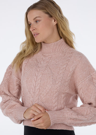 Hi Low Cable Sweater | Tops > Sweaters & Hoodies | Tavi – Tavi Active