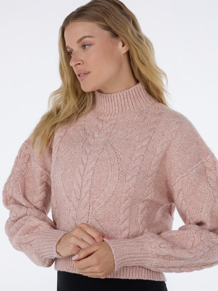 Hi Low Cable Sweater | Tops > Sweaters & Hoodies | Tavi – Tavi Active