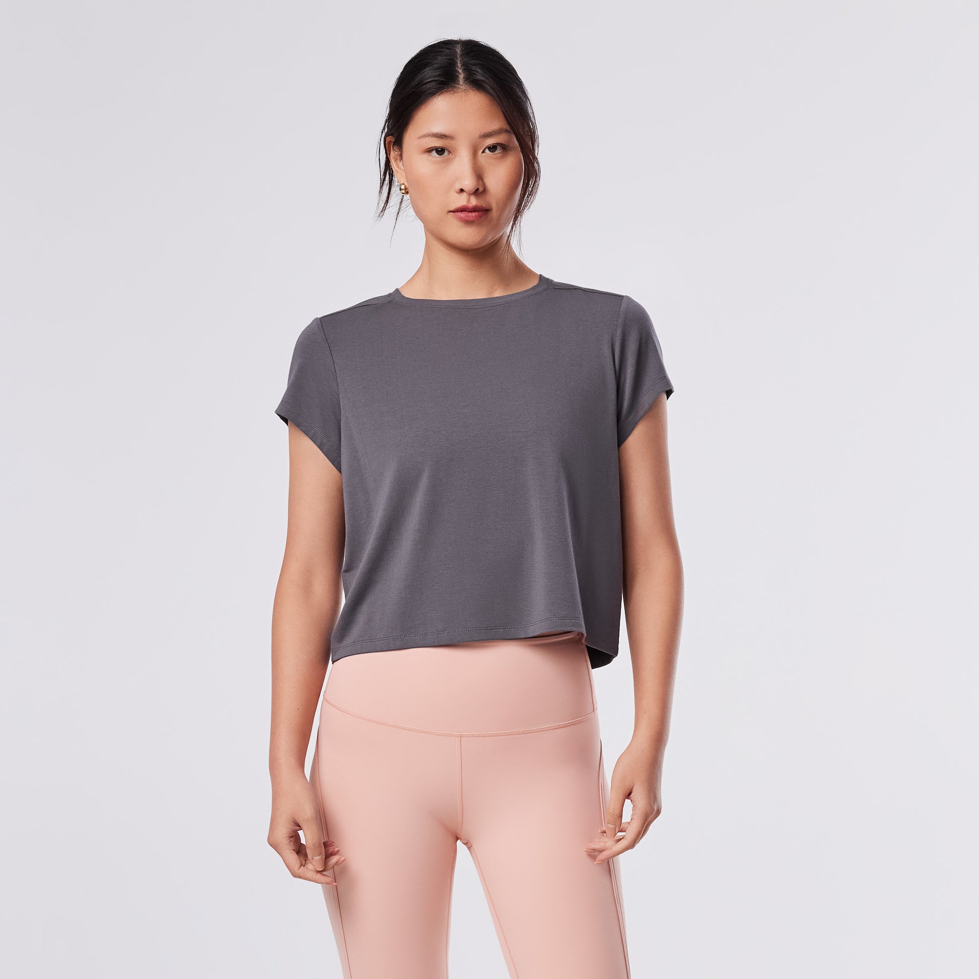 Relaxed Cap Sleeve Tee | Tops > Short Sleeve | Tavi – Tavi Active