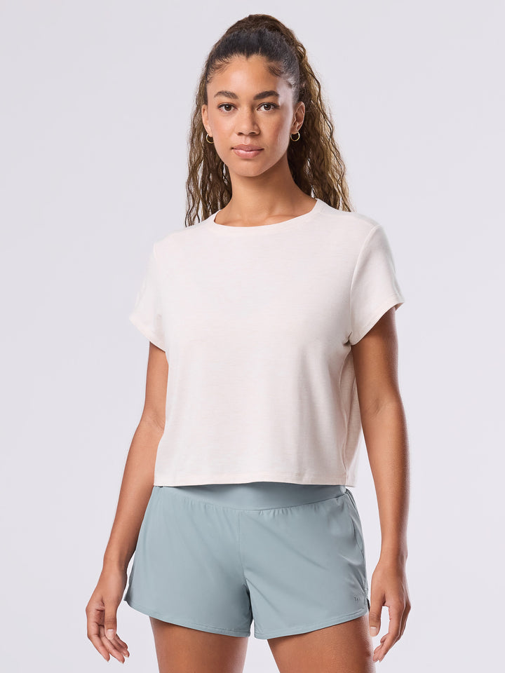 Relaxed Cap Sleeve Tee | Tops > Short Sleeve | Tavi – Tavi Active