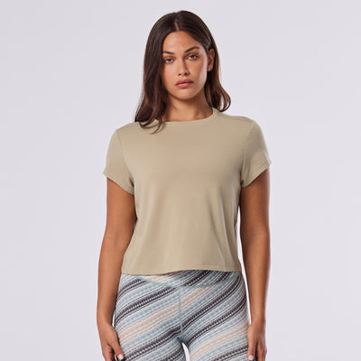 Relaxed Cap Sleeve Tee | Tops > Short Sleeve | Tavi – Tavi Active