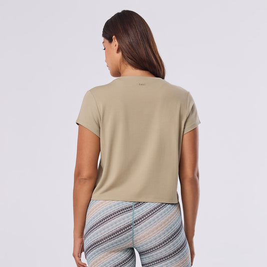 Relaxed Cap Sleeve Tee | Tops > Short Sleeve | Tavi – Tavi Active