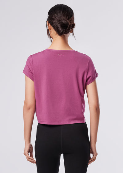 Relaxed Cap Sleeve Tee | Tops > Short Sleeve | Tavi – Tavi Active