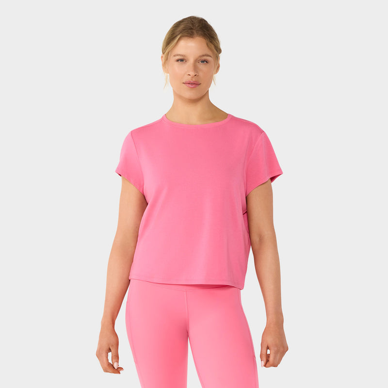 Relaxed Cap Sleeve Tee | Tops > Short Sleeve | Tavi – Tavi Active