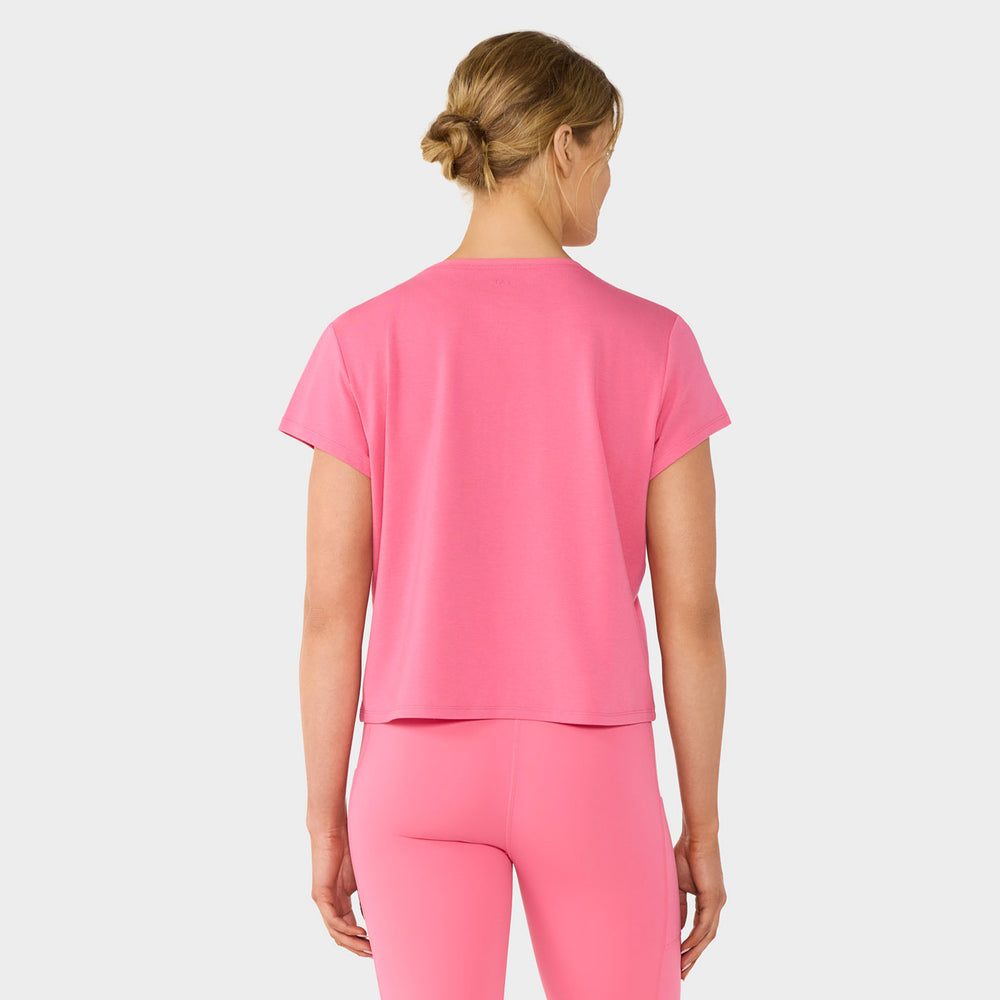 Relaxed Cap Sleeve Tee | Tops > Short Sleeve | Tavi – Tavi Active