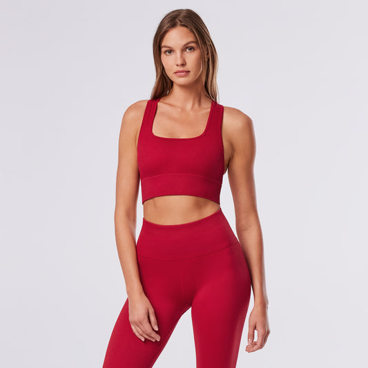 Seamless Racerback Rib Bra | Sports Bras | Tavi – Tavi Active