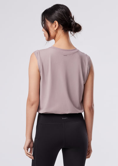 Tavi SoftTec Crop Tie Tee | Tops > Short Sleeve | Tavi – Tavi Active