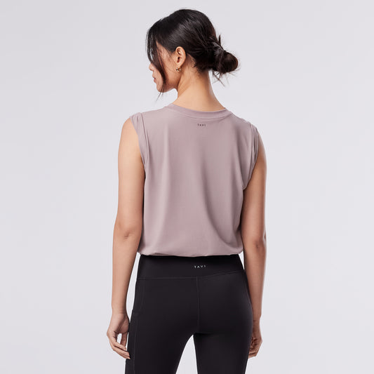 Tavi SoftTec Crop Tie Tee | Tops > Short Sleeve | Tavi – Tavi Active