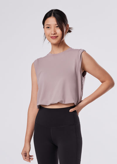 Tavi SoftTec Crop Tie Tee | Tops > Short Sleeve | Tavi – Tavi Active