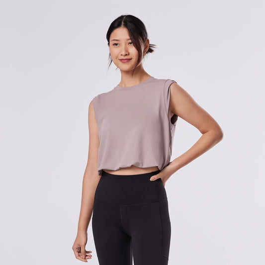 Tavi SoftTec Crop Tie Tee | Tops > Short Sleeve | Tavi – Tavi Active