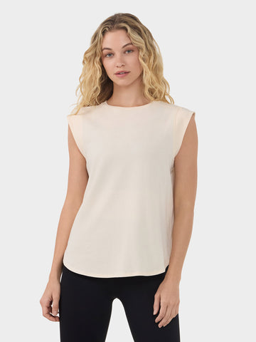 Cap Sleeve Crewneck Tee | Tops > Short Sleeve | Tavi – Tavi Active