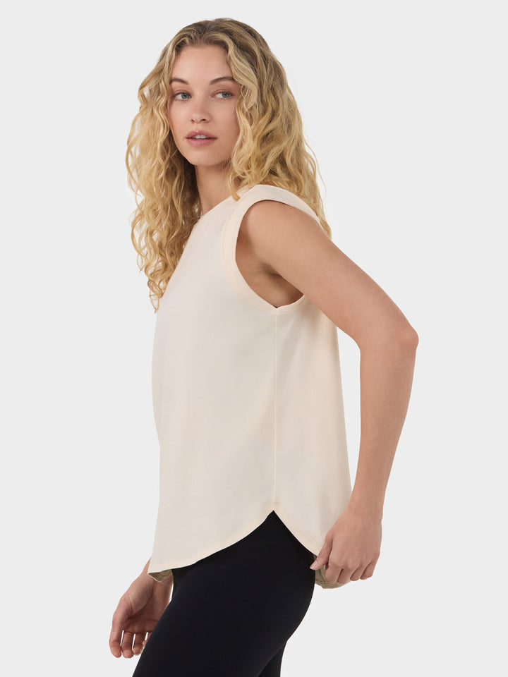 Cap Sleeve Crewneck Tee | Tops > Short Sleeve | Tavi – Tavi Active