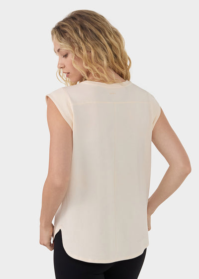 Cap Sleeve Crewneck Tee | Tops > Short Sleeve | Tavi – Tavi Active