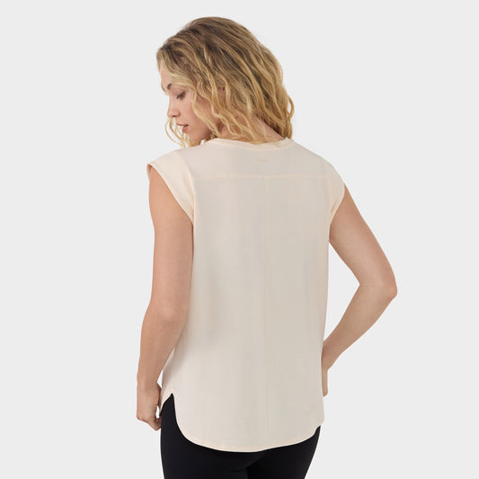 Cap Sleeve Crewneck Tee | Tops > Short Sleeve | Tavi – Tavi Active