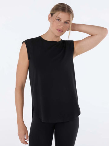 Cap Sleeve Crewneck Tee | Tops > Short Sleeve | Tavi – Tavi Active