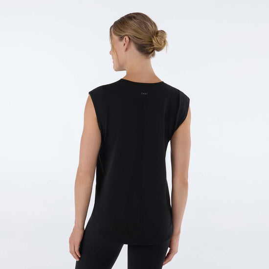 Cap Sleeve Crewneck Tee | Tops > Short Sleeve | Tavi – Tavi Active