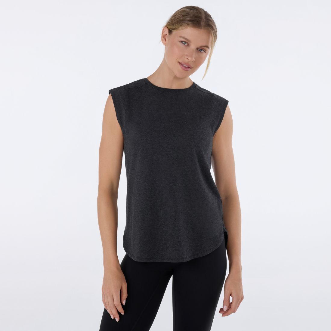 Cap Sleeve Crewneck Tee | Tops > Short Sleeve | Tavi – Tavi Active