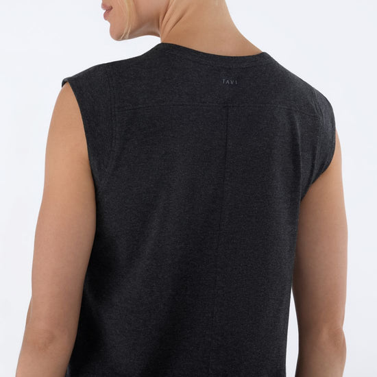 Cap Sleeve Crewneck Tee | Tops > Short Sleeve | Tavi – Tavi Active