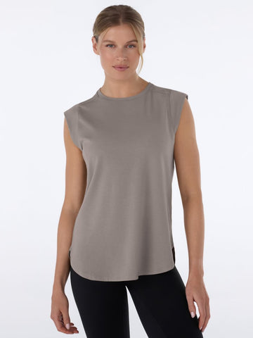 Cap Sleeve Crewneck Tee | Tops > Short Sleeve | Tavi – Tavi Active