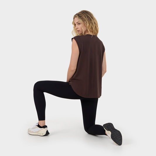 Cap Sleeve Crewneck Tee | Tops > Short Sleeve | Tavi – Tavi Active