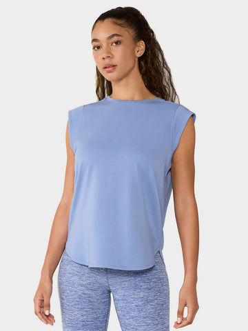 Cap Sleeve Crewneck Tee | Tops > Short Sleeve | Tavi – Tavi Active