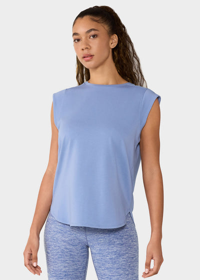 Cap Sleeve Crewneck Tee | Tops > Short Sleeve | Tavi – Tavi Active