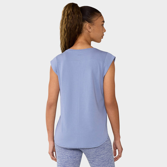 Cap Sleeve Crewneck Tee | Tops > Short Sleeve | Tavi – Tavi Active