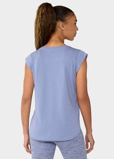 Cap Sleeve Crewneck Tee | Tops > Short Sleeve | Tavi – Tavi Active