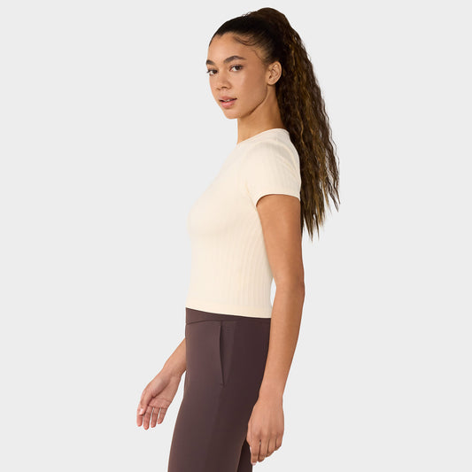 Seamless Rib Tee | Tops > Short Sleeve | Tavi – Tavi Active