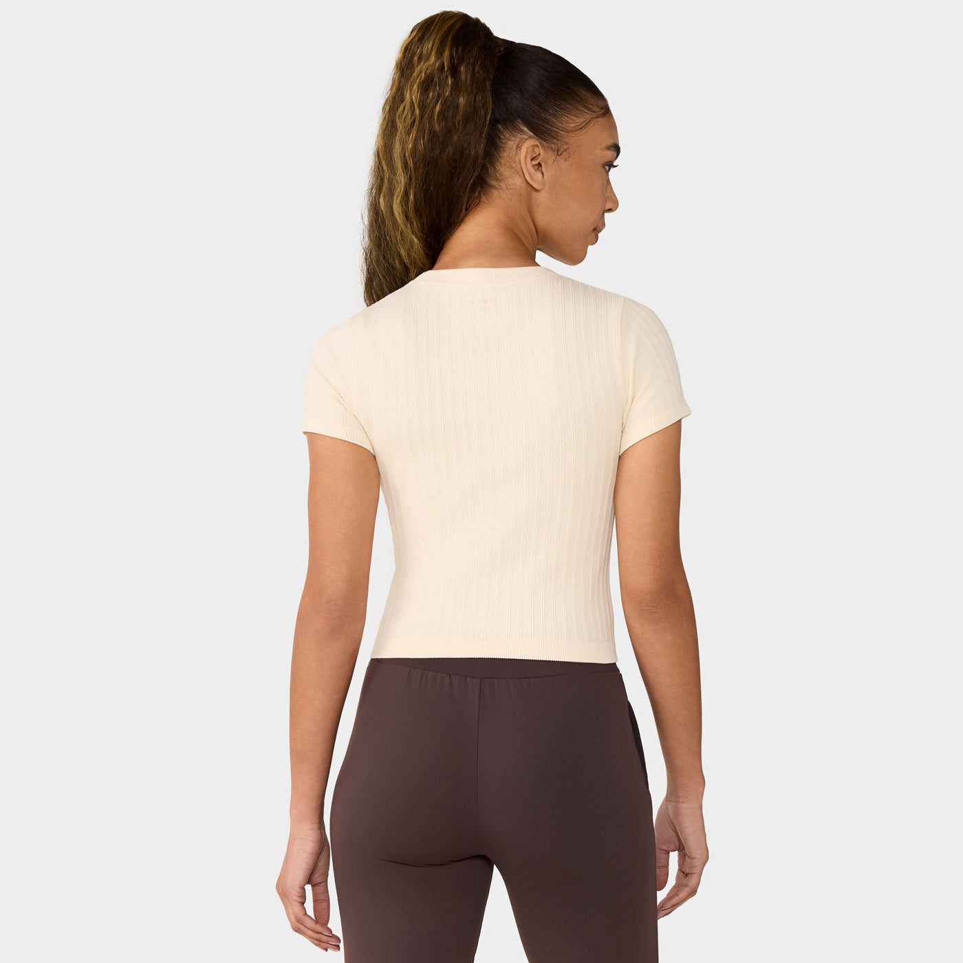 Seamless Rib Tee | Tops > Short Sleeve | Tavi – Tavi Active