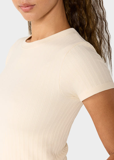 Seamless Rib Tee | Tops > Short Sleeve | Tavi – Tavi Active