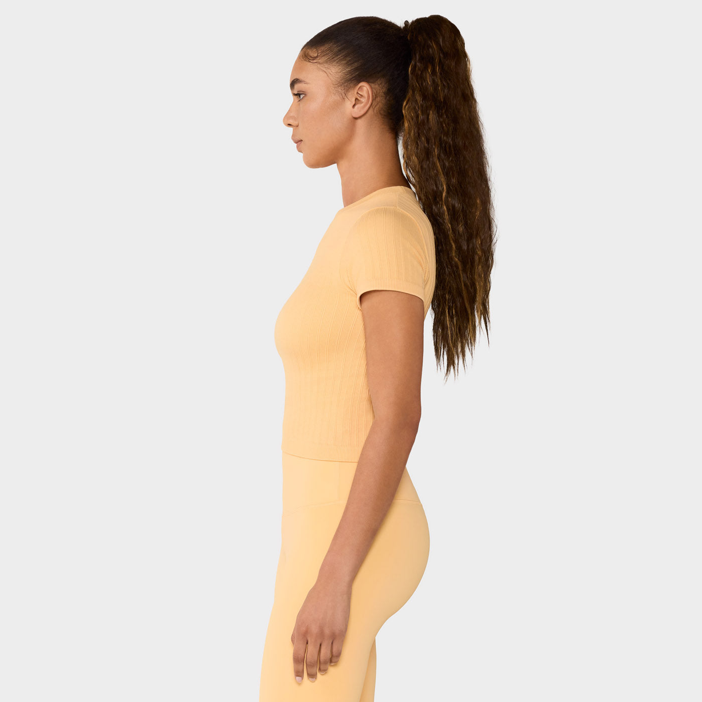 Seamless Rib Tee | Tops > Short Sleeve | Tavi – Tavi Active