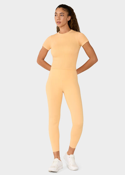 Seamless Rib Tee | Tops > Short Sleeve | Tavi – Tavi Active