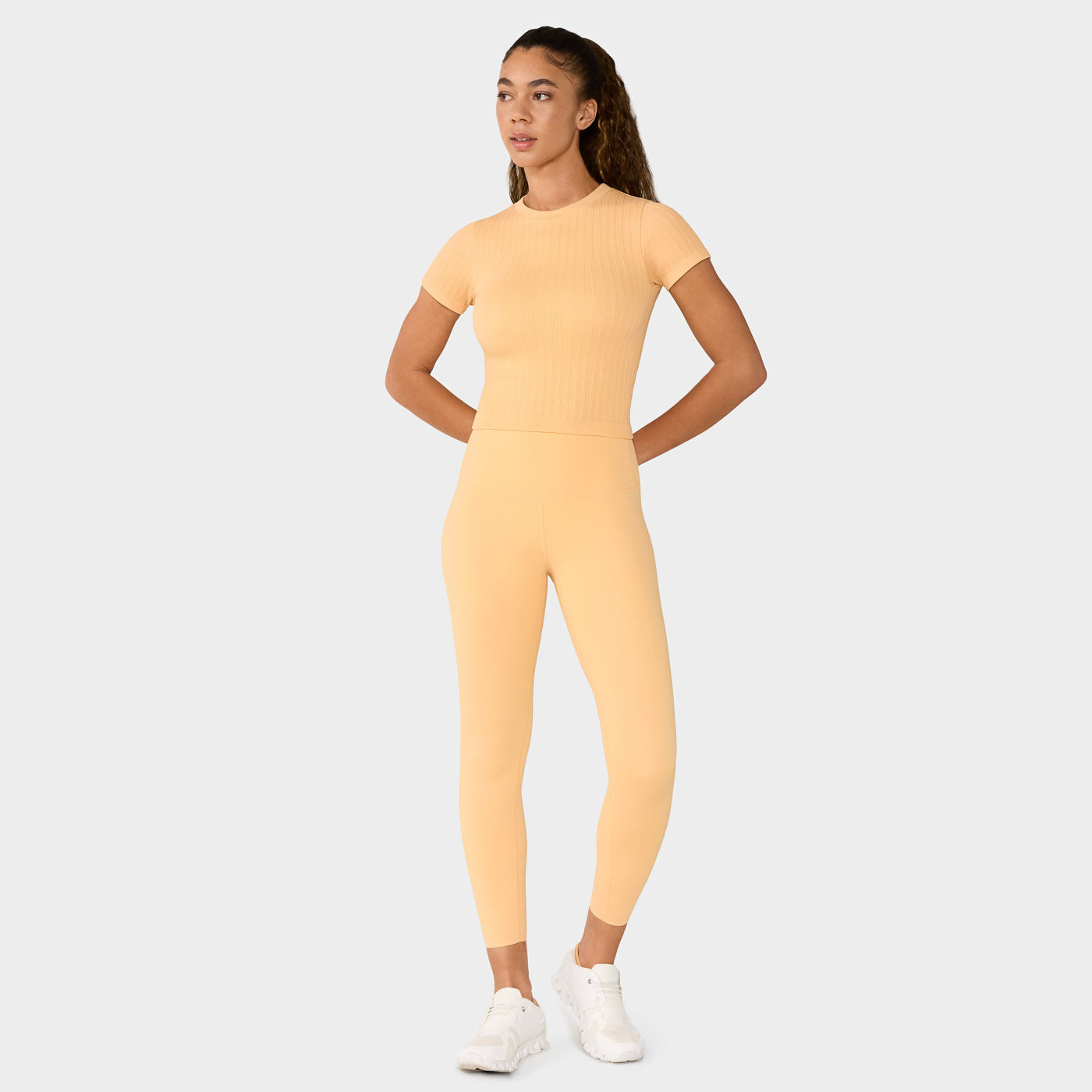 Seamless Rib Tee | Tops > Short Sleeve | Tavi – Tavi Active