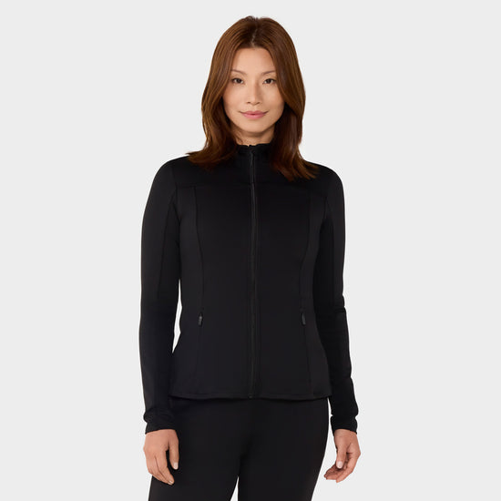 Mock Neck Full Zip Jacket | Tops > Jackets | Tavi – Tavi Active