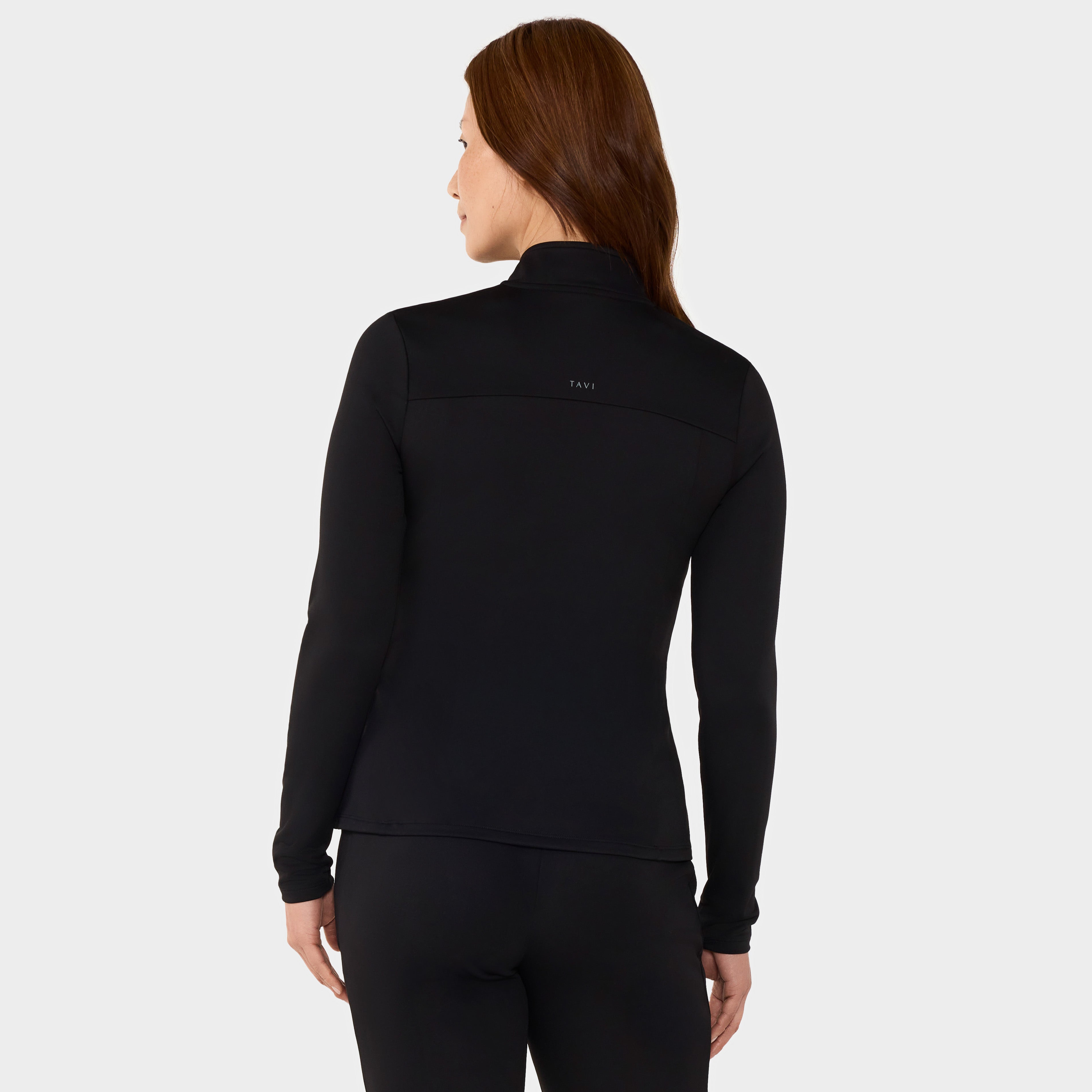 Mock Neck Full Zip Jacket | Tops > Jackets | Tavi – Tavi Active