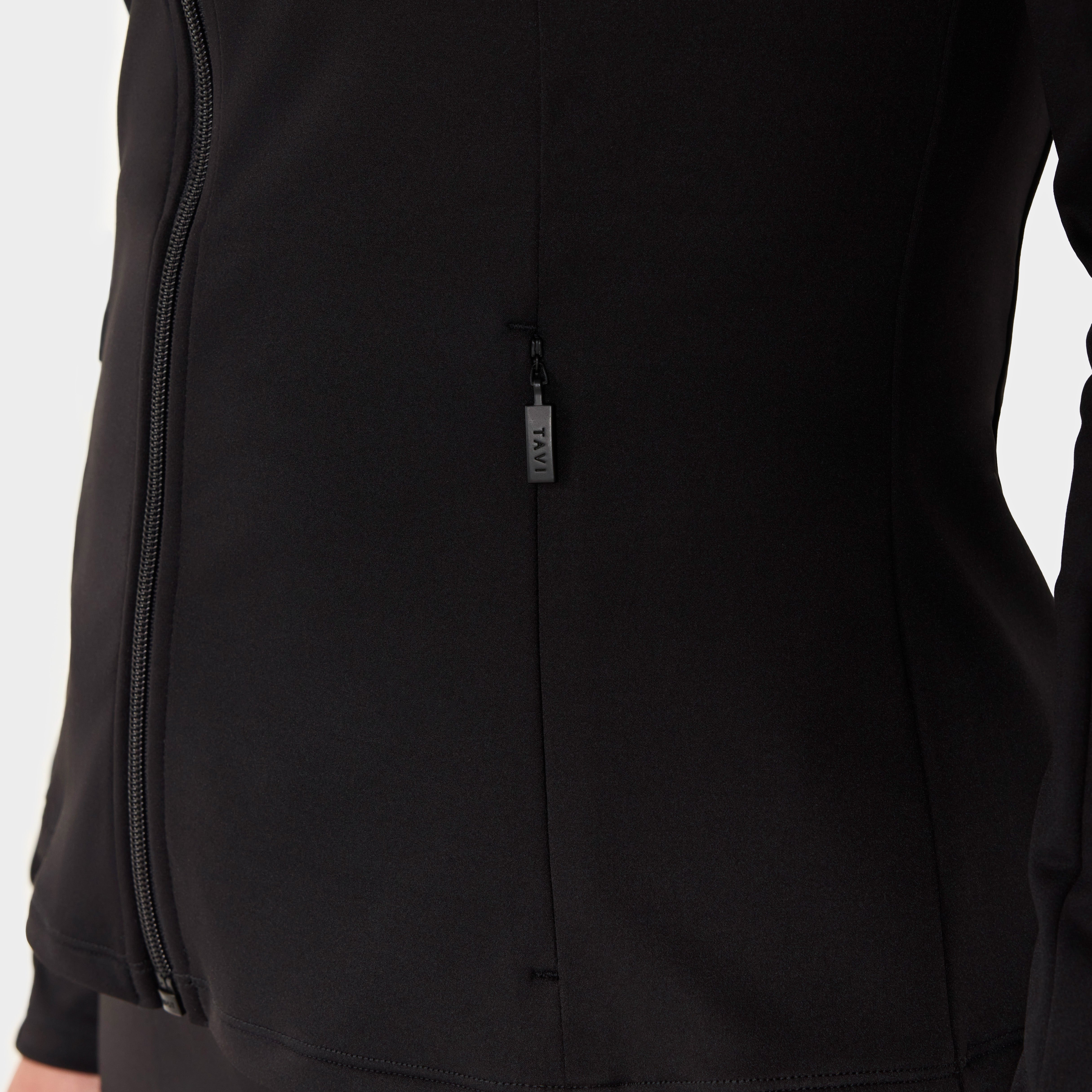 Mock Neck Full Zip Jacket | Tops > Jackets | Tavi – Tavi Active