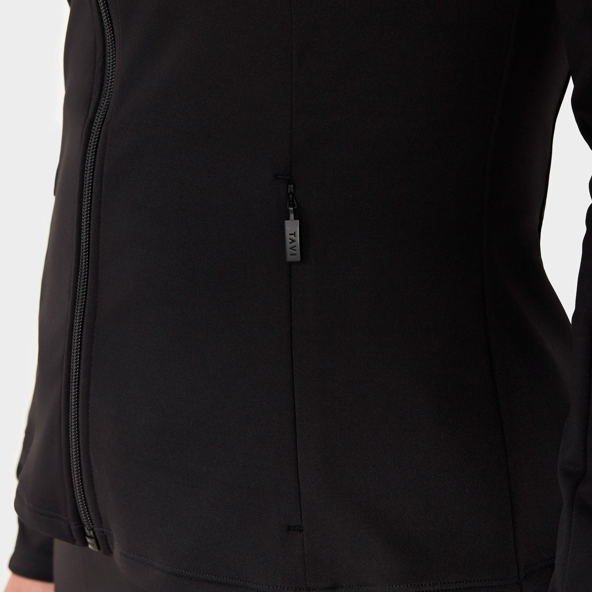 Mock Neck Full Zip Jacket | Tops > Jackets | Tavi – Tavi Active