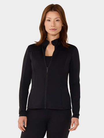 Mock Neck Full Zip Jacket | Tops > Jackets | Tavi – Tavi Active