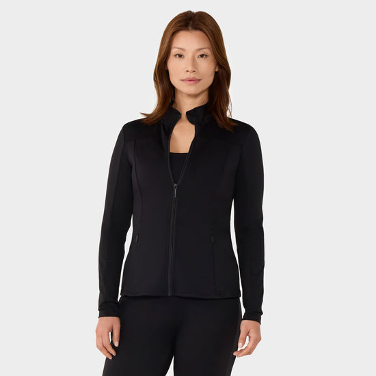 Mock Neck Full Zip Jacket | Tops > Jackets | Tavi – Tavi Active