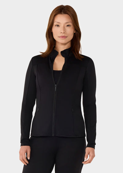 Mock Neck Full Zip Jacket | Tops > Jackets | Tavi – Tavi Active