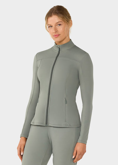 Mock Neck Full Zip Jacket | Tops > Jackets | Tavi – Tavi Active